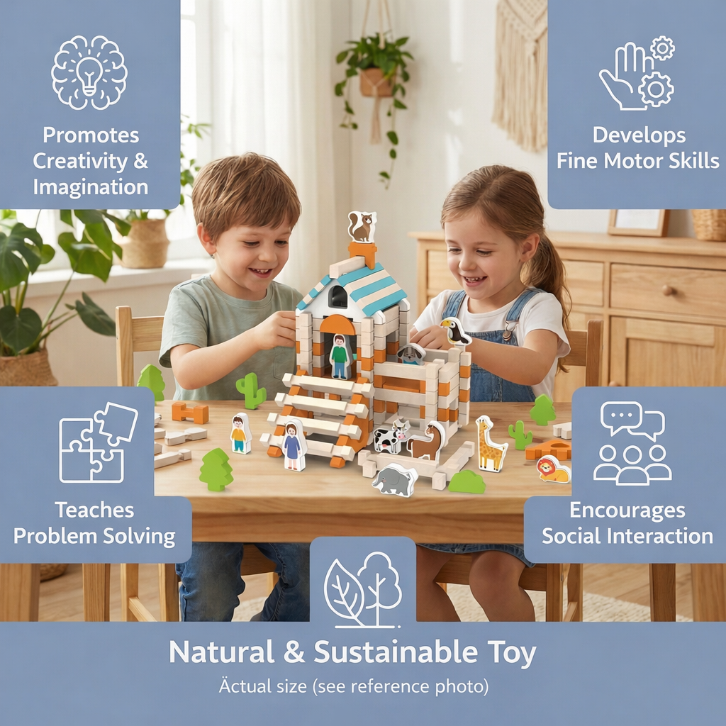Creative Stacking Block Set for Imaginative Play