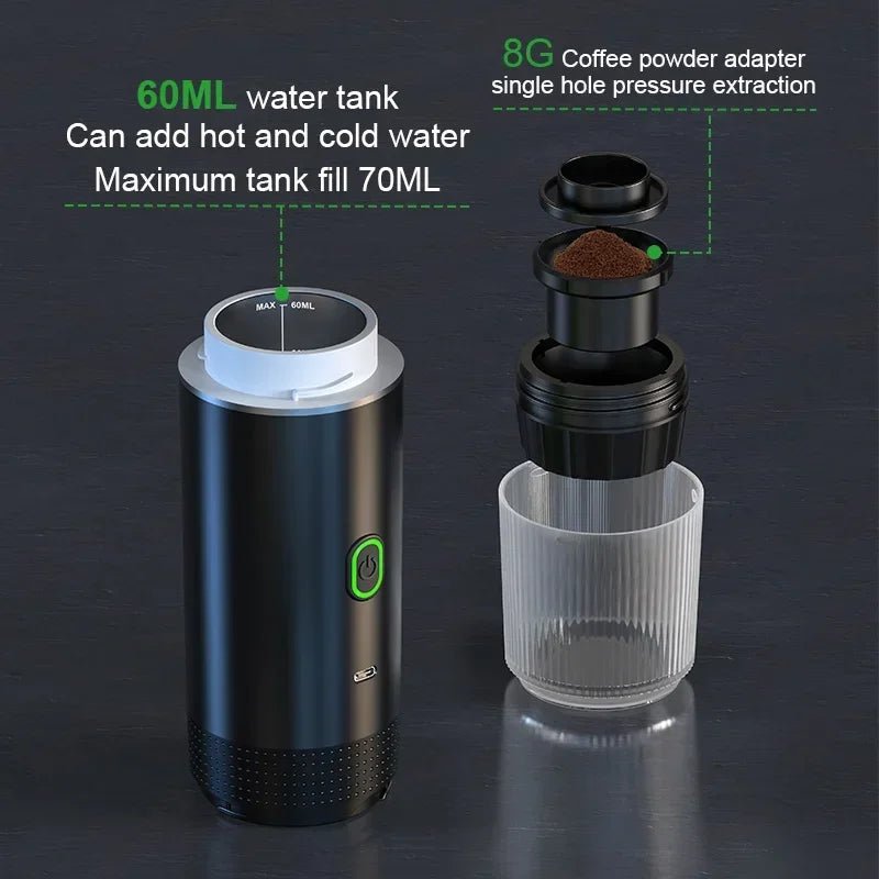 EspressoMaster Portable 3-in-1 Machine for Perfect Brews
