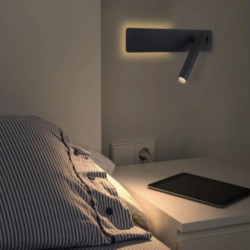 FlexiGlow Adjustable LED Lamp for Cozy Bedroom Lighting