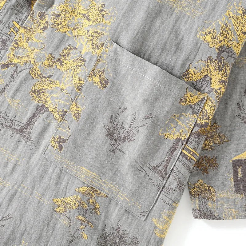 SereneBrush Cotton Kimono Loungewear Set for Ultimate Comfort