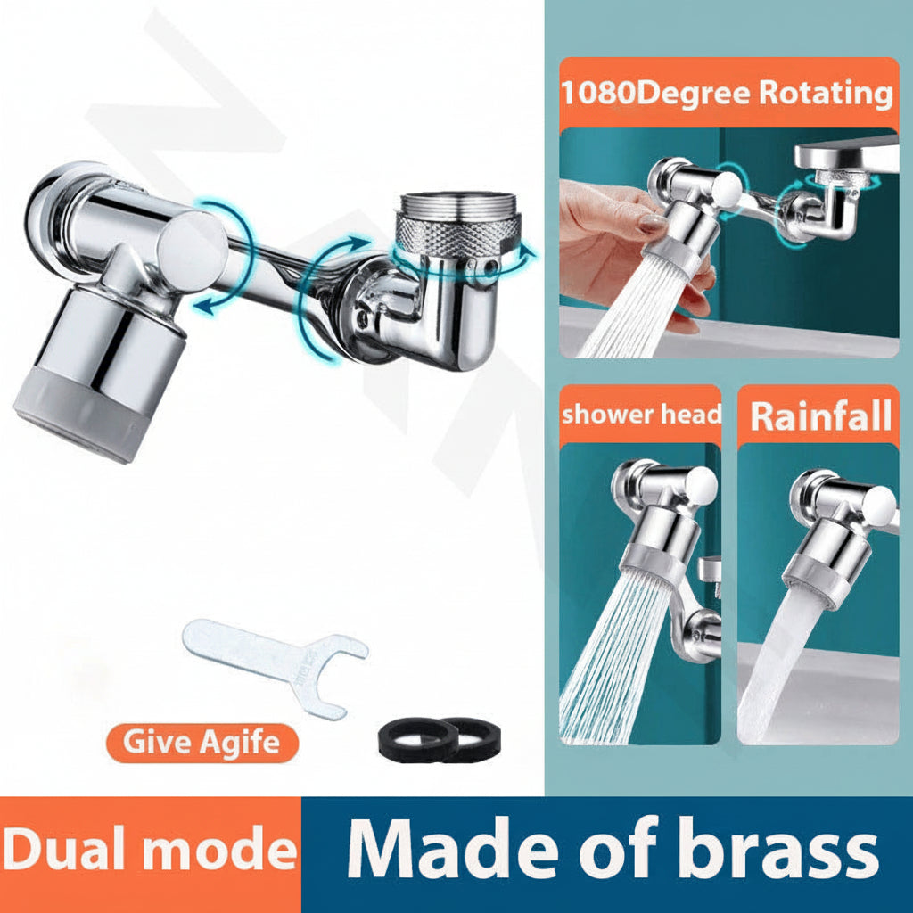 Copper Splash-Free Faucet Attachment for Effortless Cleaning