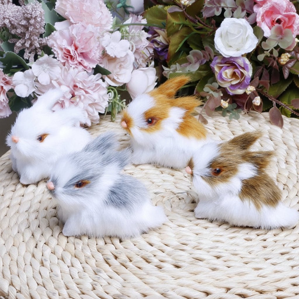 Charming Bunny Figurine Collection for Seasonal Elegance