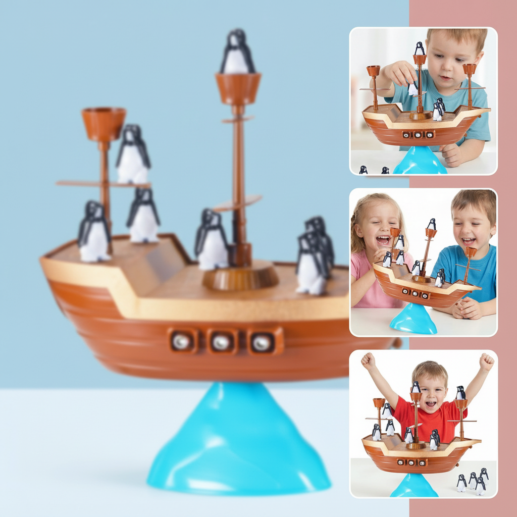 Ahoy Balance Challenge: Stacking Game for Young Explorers