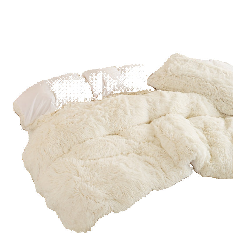 Soft Bamboo Silk Duvet Cover Set with Zipper for All-Season Comfort