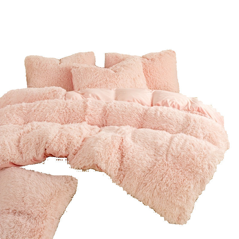 Soft Bamboo Silk Duvet Cover Set with Zipper for All-Season Comfort