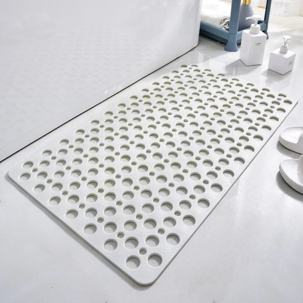 Non-Slip Shower Mat with Drainage Design for Safe Bathing