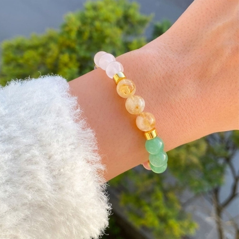 Celestial Gemstone Stretch Bracelet - Perfect Gift for Moms