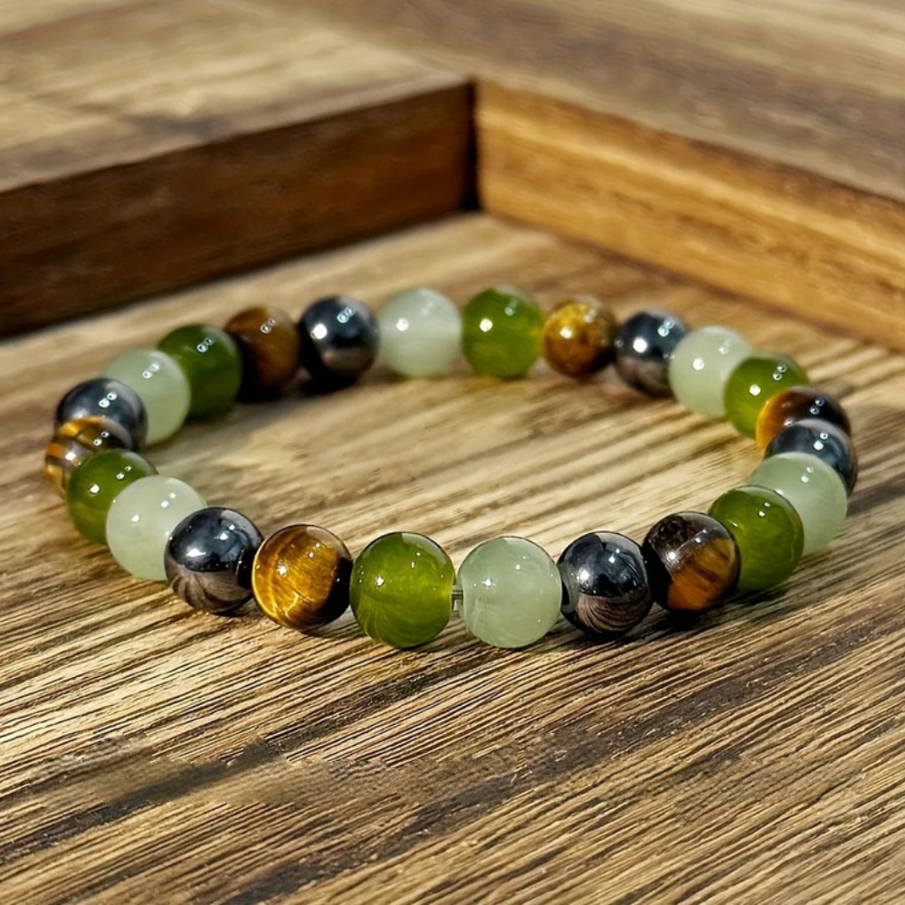 Elegant Stretch Bracelet with Natural Stones - Perfect Gift
