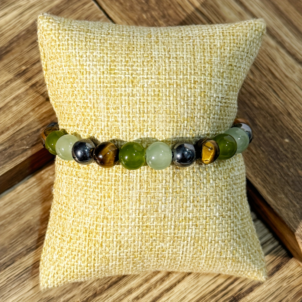 Elegant Stretch Bracelet with Natural Stones - Perfect Gift