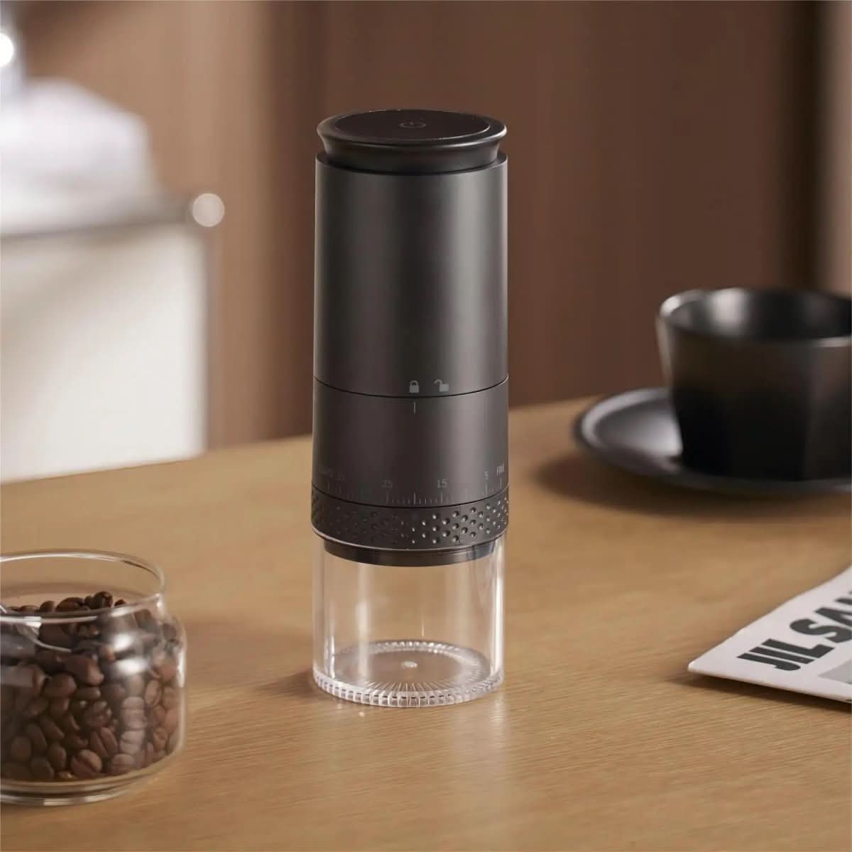 SmartBrew Electric Coffee Grinder with 38 Custom Grind Settings