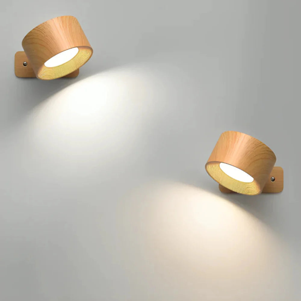 Magnetic Rechargeable LED Wall Lamp with Adjustable Brightness