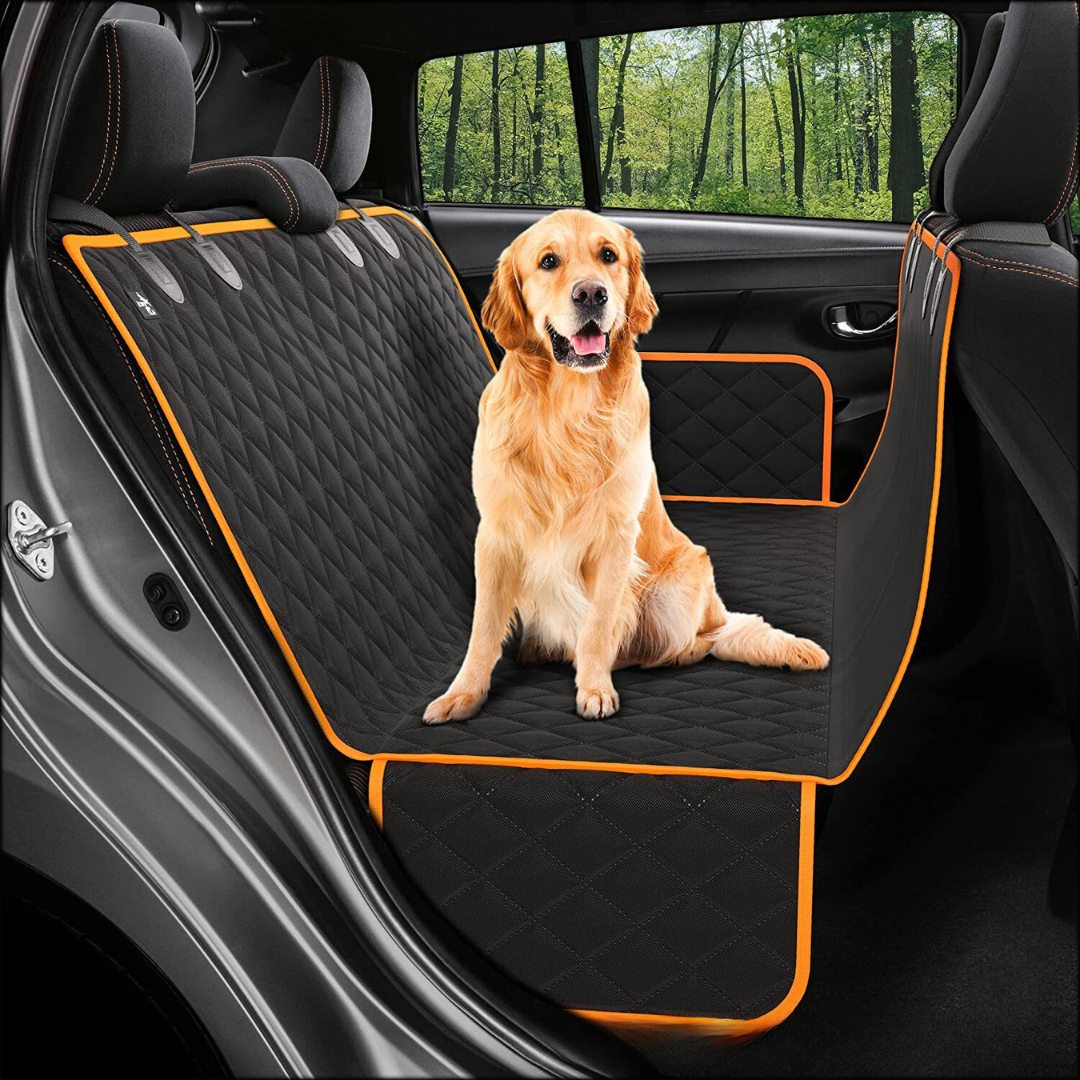 Dog Car Seat Extender | Water-Repellent Scratch-Resistant Fabric | Non-Slip & Side Protection Walls | Comfortable Travel Space