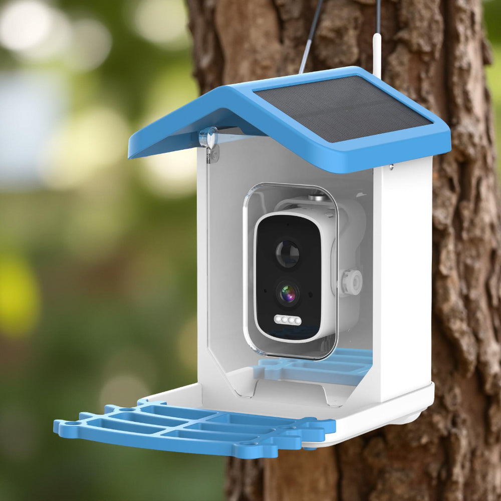 Smart Solar-Powered Birdwatching Camera for Your Garden
