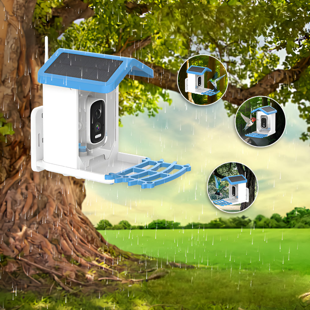 Smart Solar-Powered Birdwatching Camera for Your Garden