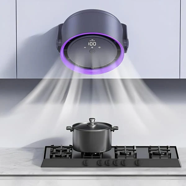 Portable Fan without Blades | Rechargeable & Adjustable Speed | Safe for Home and Travel