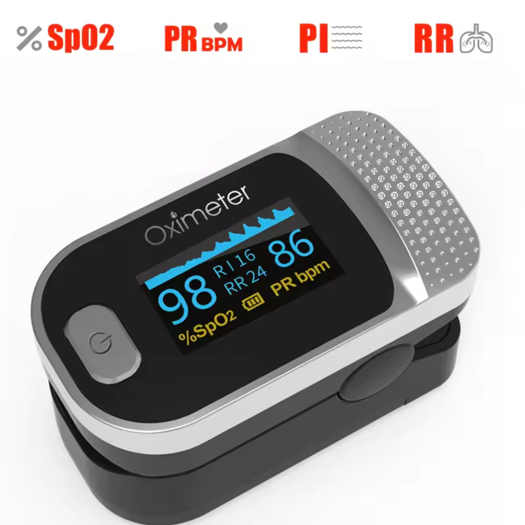 Oximeter and Blood Glucose Monitor with OLED Screen