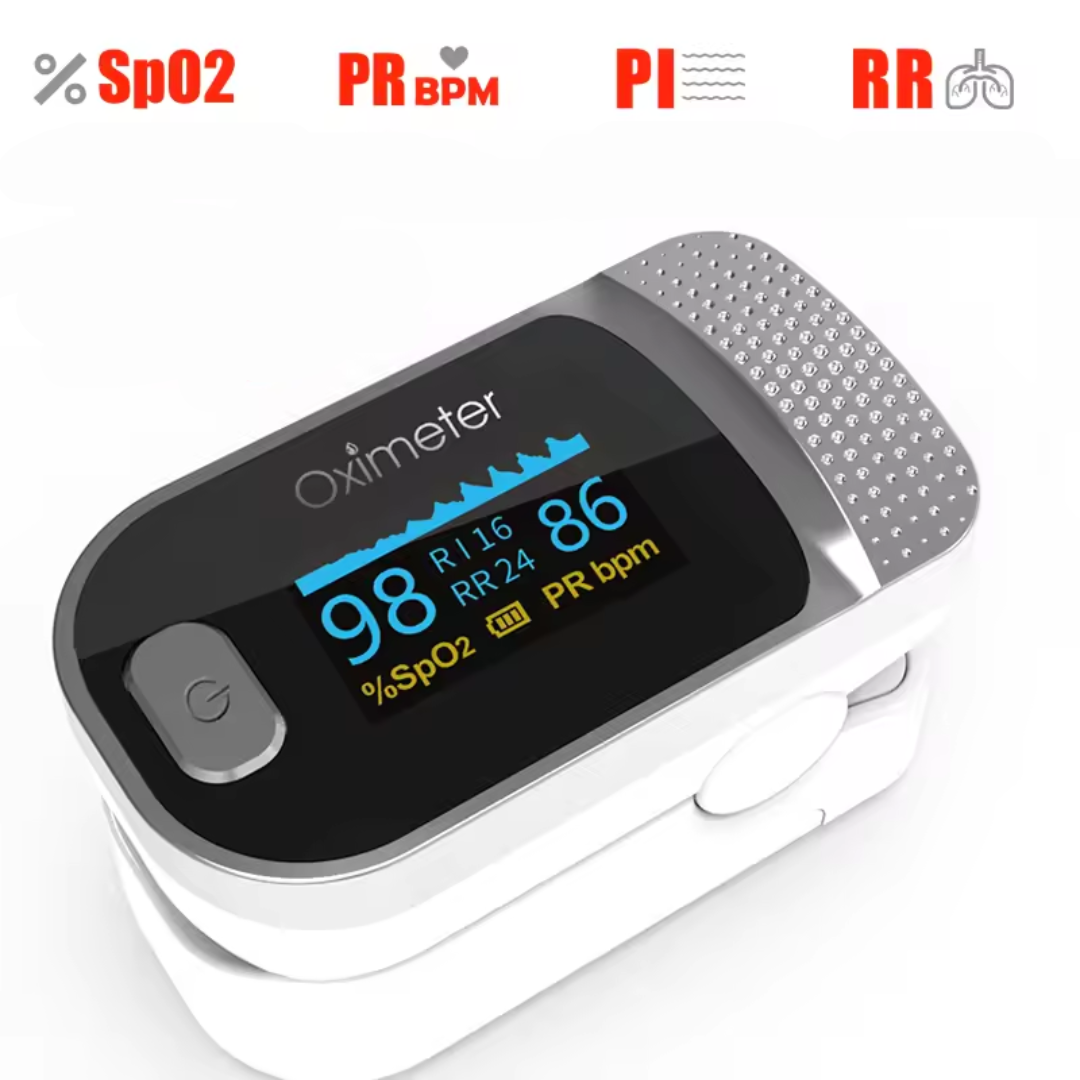 Oximeter and Blood Glucose Monitor with OLED Screen