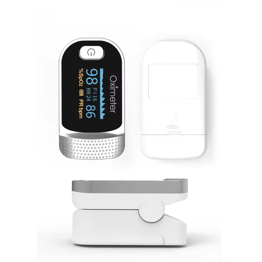 Oximeter and Blood Glucose Monitor with OLED Screen