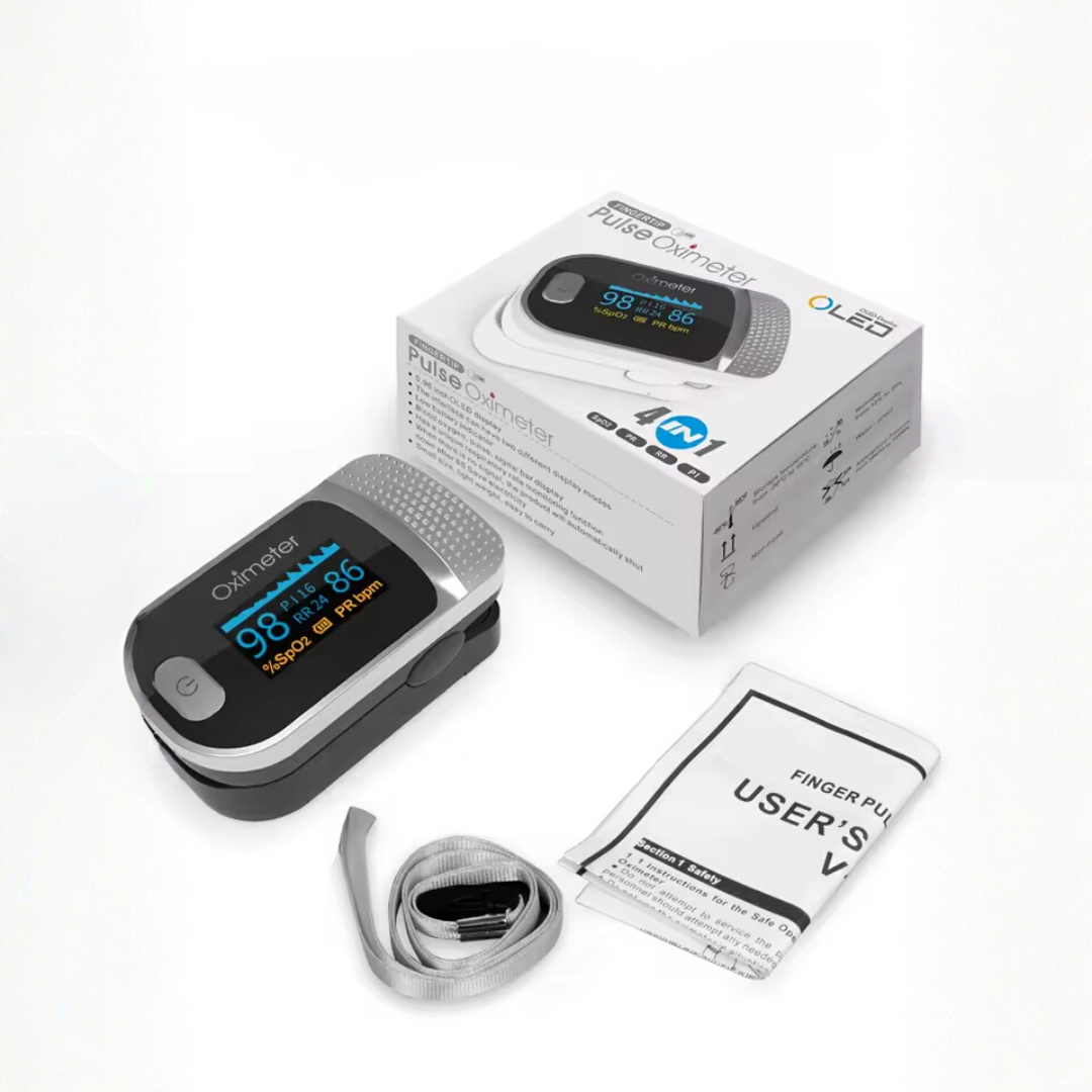 Oximeter and Blood Glucose Monitor with OLED Screen