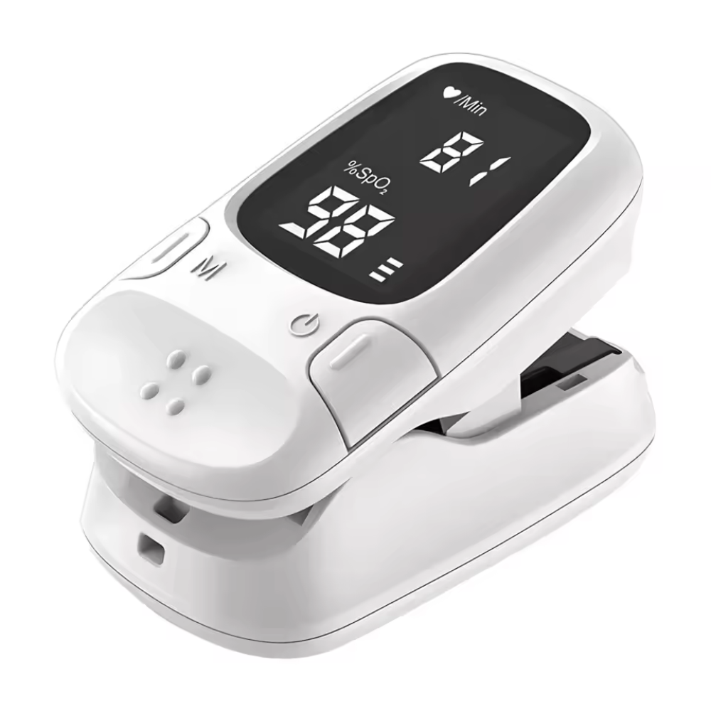 Digital Blood Glucose and Oxygen Level Monitor with Display Screen