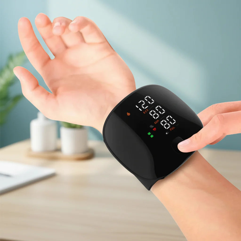 Smart Wrist Blood Pressure Tracker - Quick & Accurate Readings