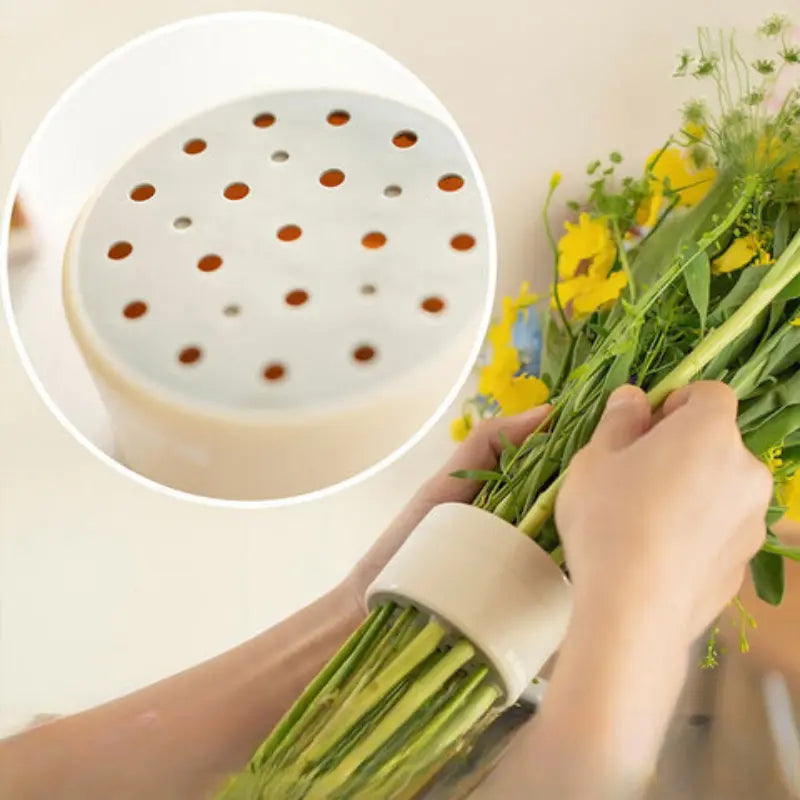 Elegant Floral Stem Support Set – 2-Pack for Vases