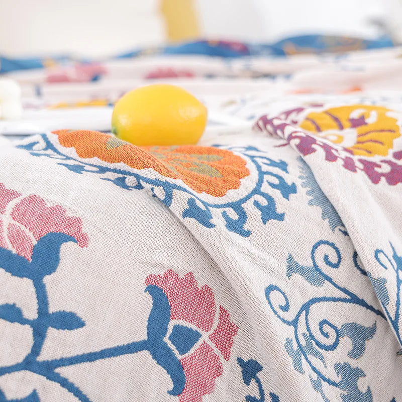100% Cotton Cooling Blanket | Soft Fabric for Comfortable Sleep