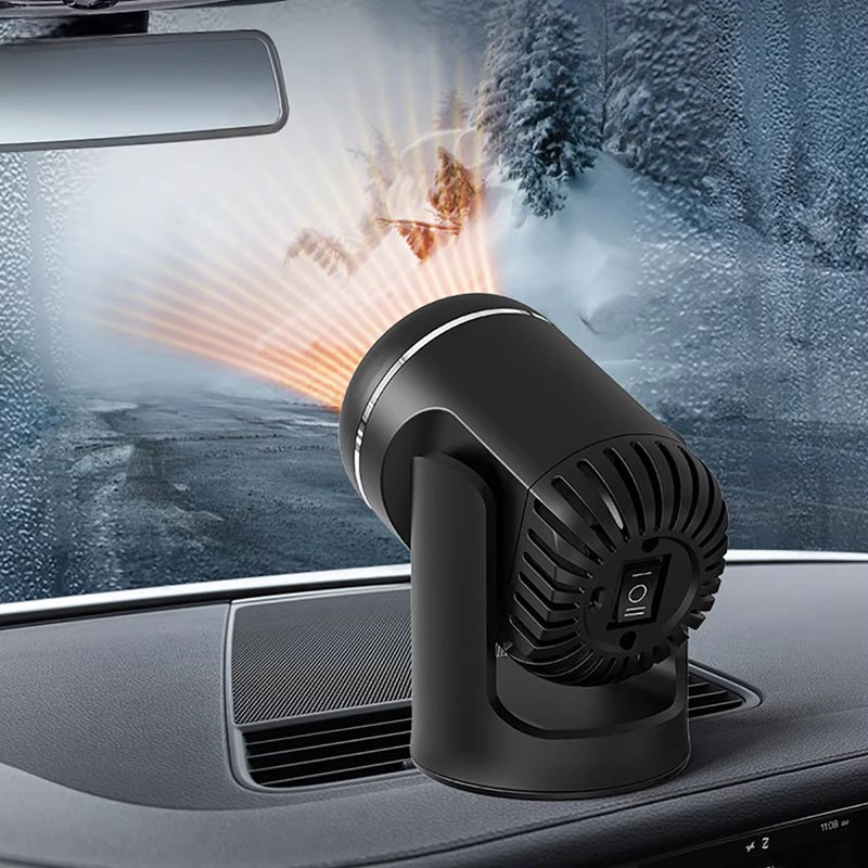 Portable 12V Car Heater with 360° Rotation and PTC Heating – Year-Round Comfort
