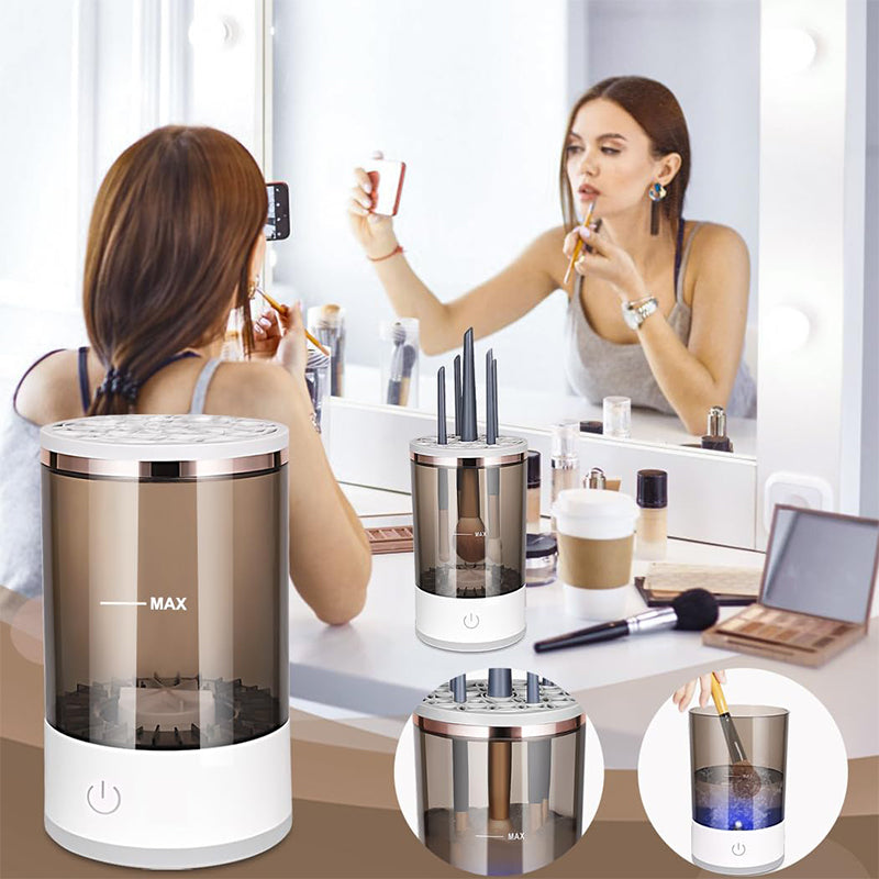 Sonic Vibration Makeup Brush Cleaner – Deep Clean for Smooth Skin