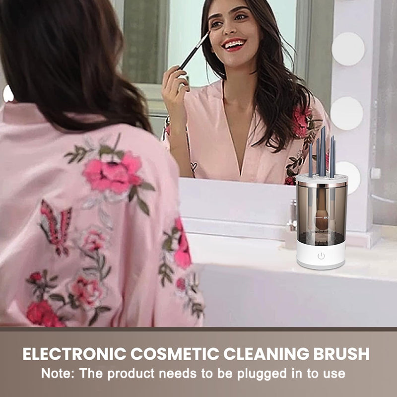 Sonic Vibration Makeup Brush Cleaner – Deep Clean for Smooth Skin