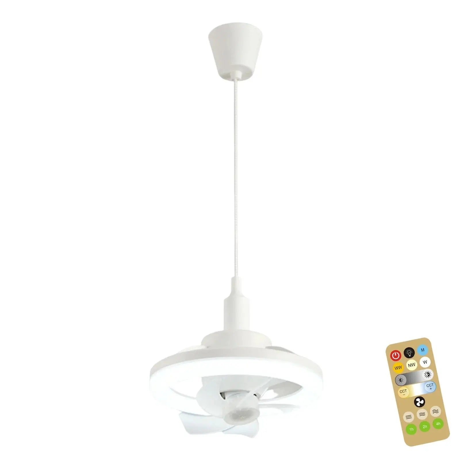 Contemporary Flush Mount Ceiling Fan with Remote and Quiet Motor