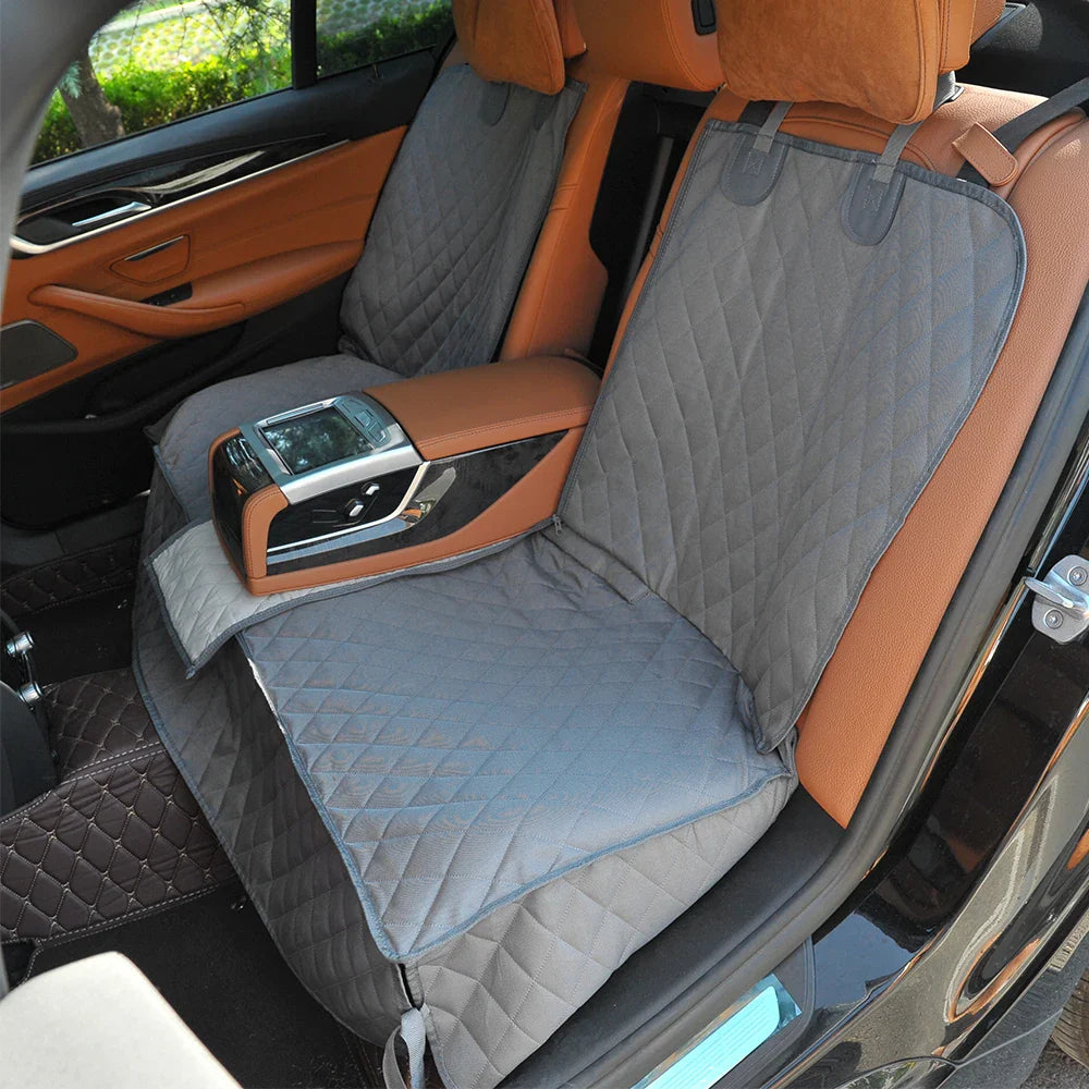 Scratch-Resistant Waterproof Car Seat Cover for Dogs – Vehicle Protection