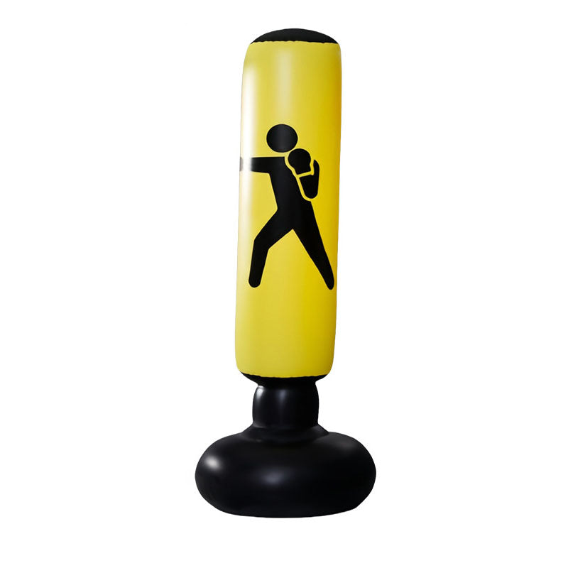 Inflatable Fitness Column - Quick Rebound Boxing Tumbler for All Ages