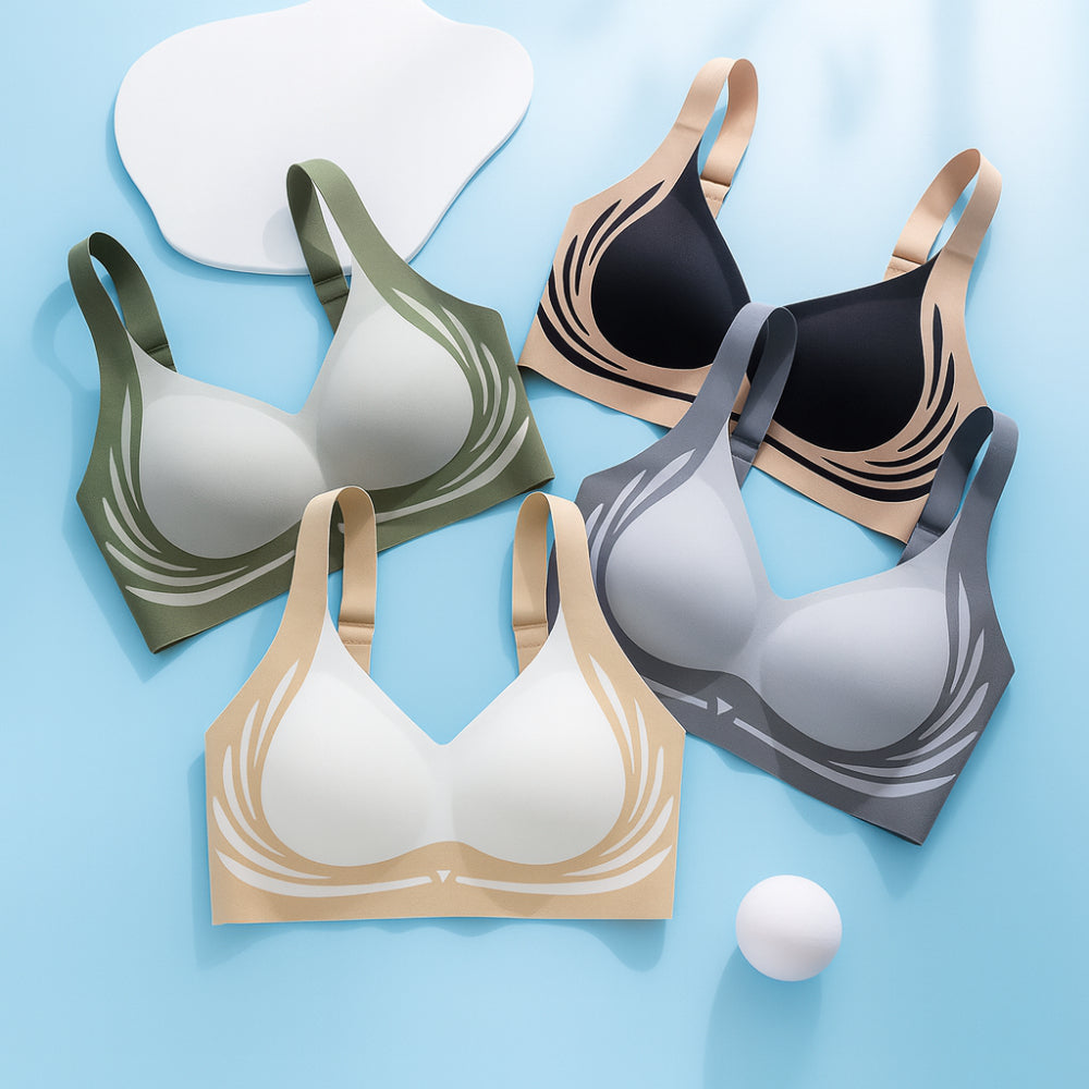 Seamless Comfort Bra for All-Day Wear and Support
