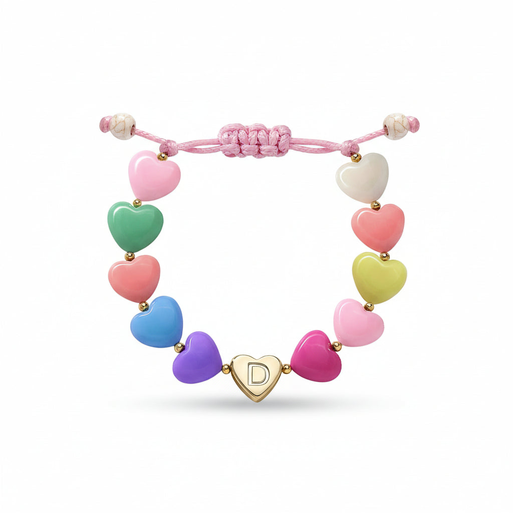 Customized Heart Charm Bracelet for Mother's Day Gift