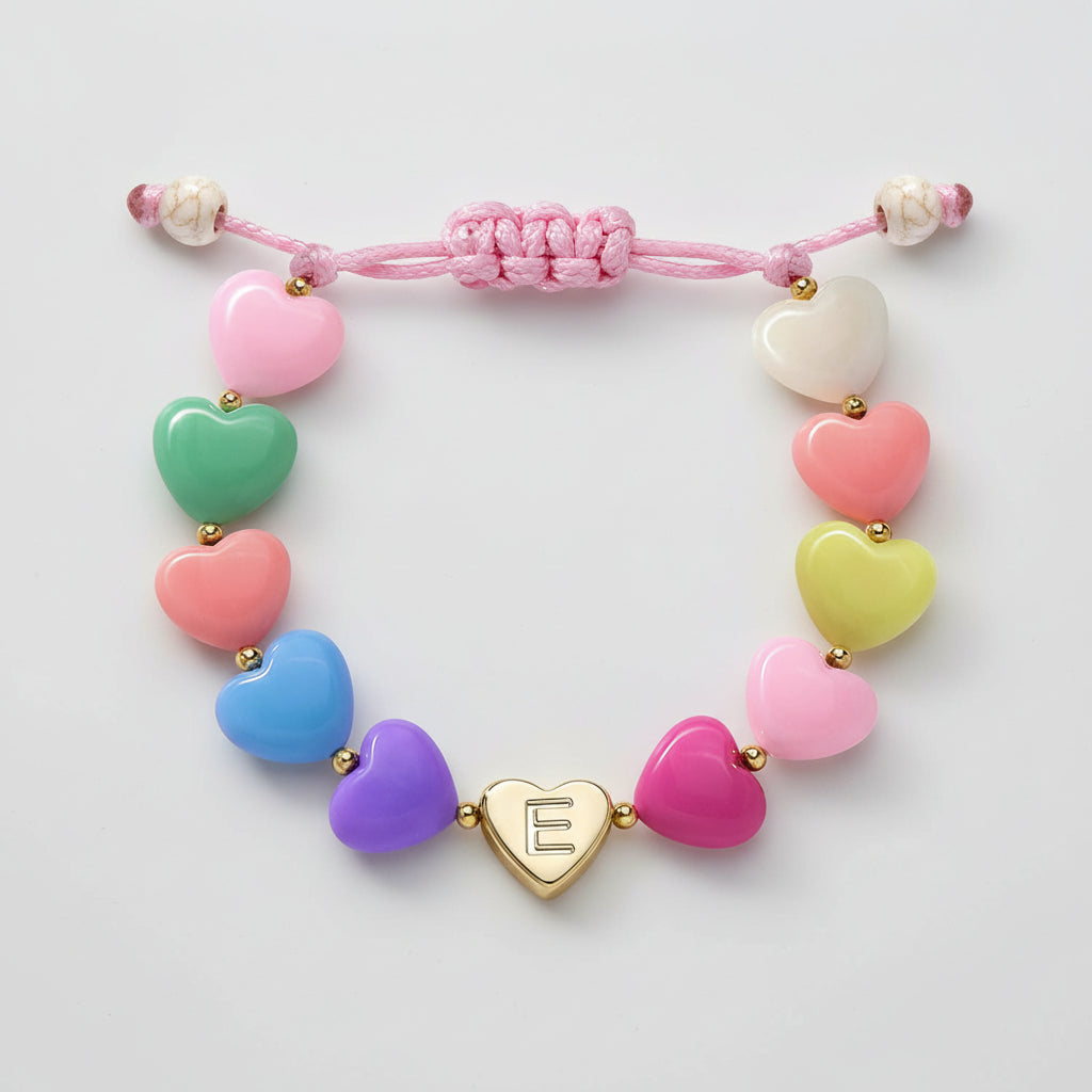 Customized Heart Charm Bracelet for Mother's Day Gift