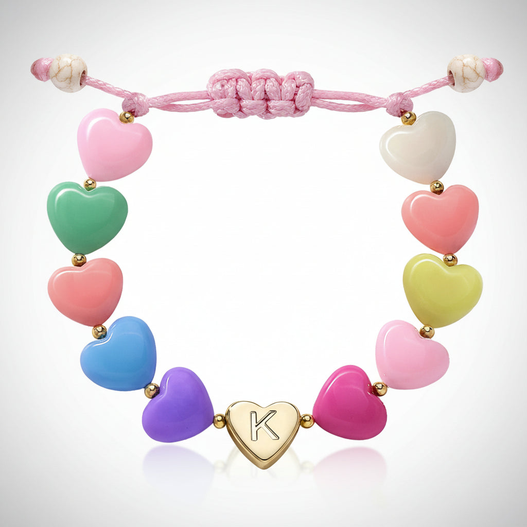 Customized Heart Charm Bracelet for Mother's Day Gift