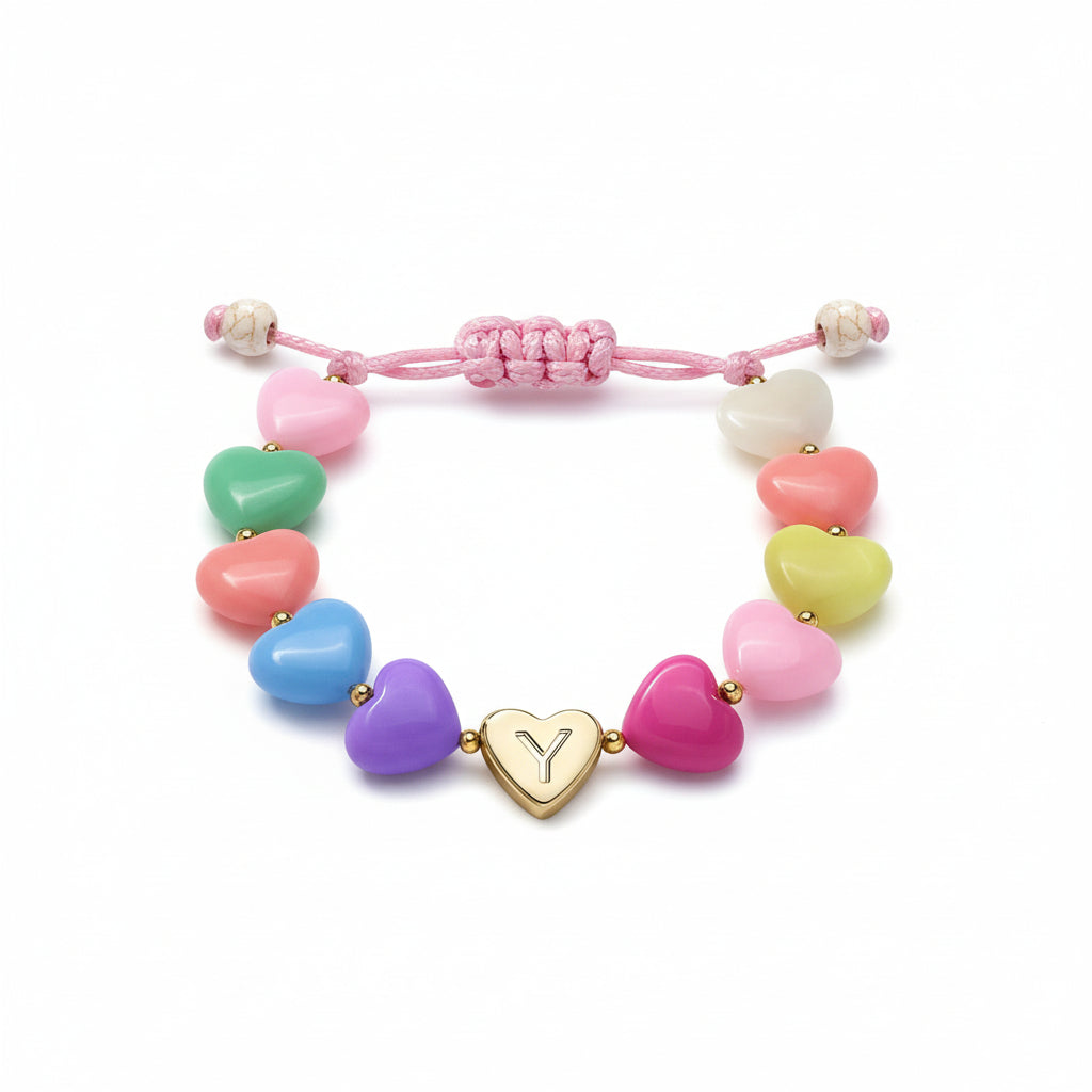 Customized Heart Charm Bracelet for Mother's Day Gift