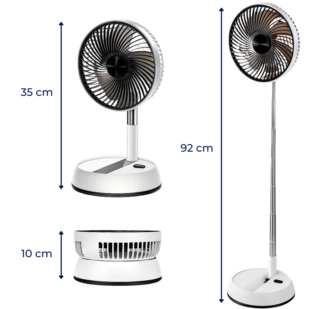 Oscillating Fan with Remote Control – Adjustable Speed, Lightweight for Home & Outdoor