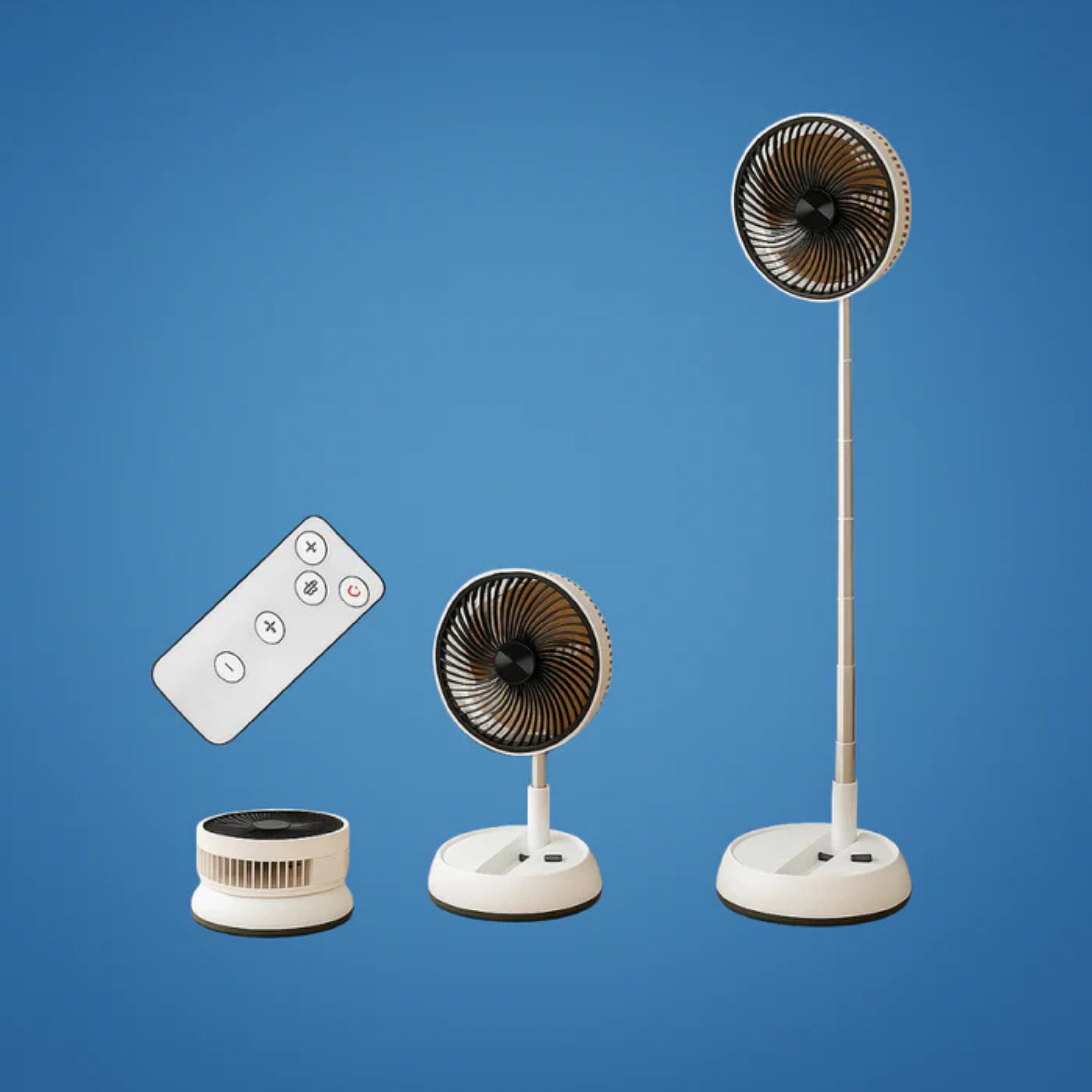 Oscillating Fan with Remote Control – Adjustable Speed, Lightweight for Home & Outdoor