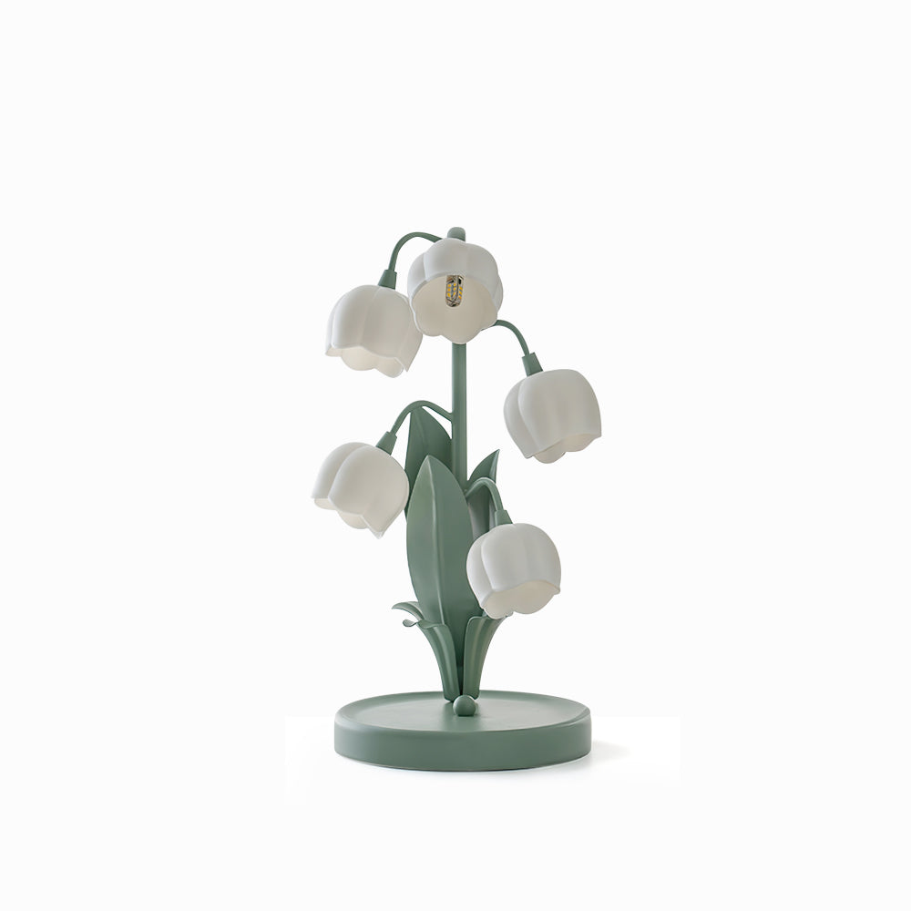 Orchid Ceramic Table Lamp – Gentle Illumination for Desk or Nightstand