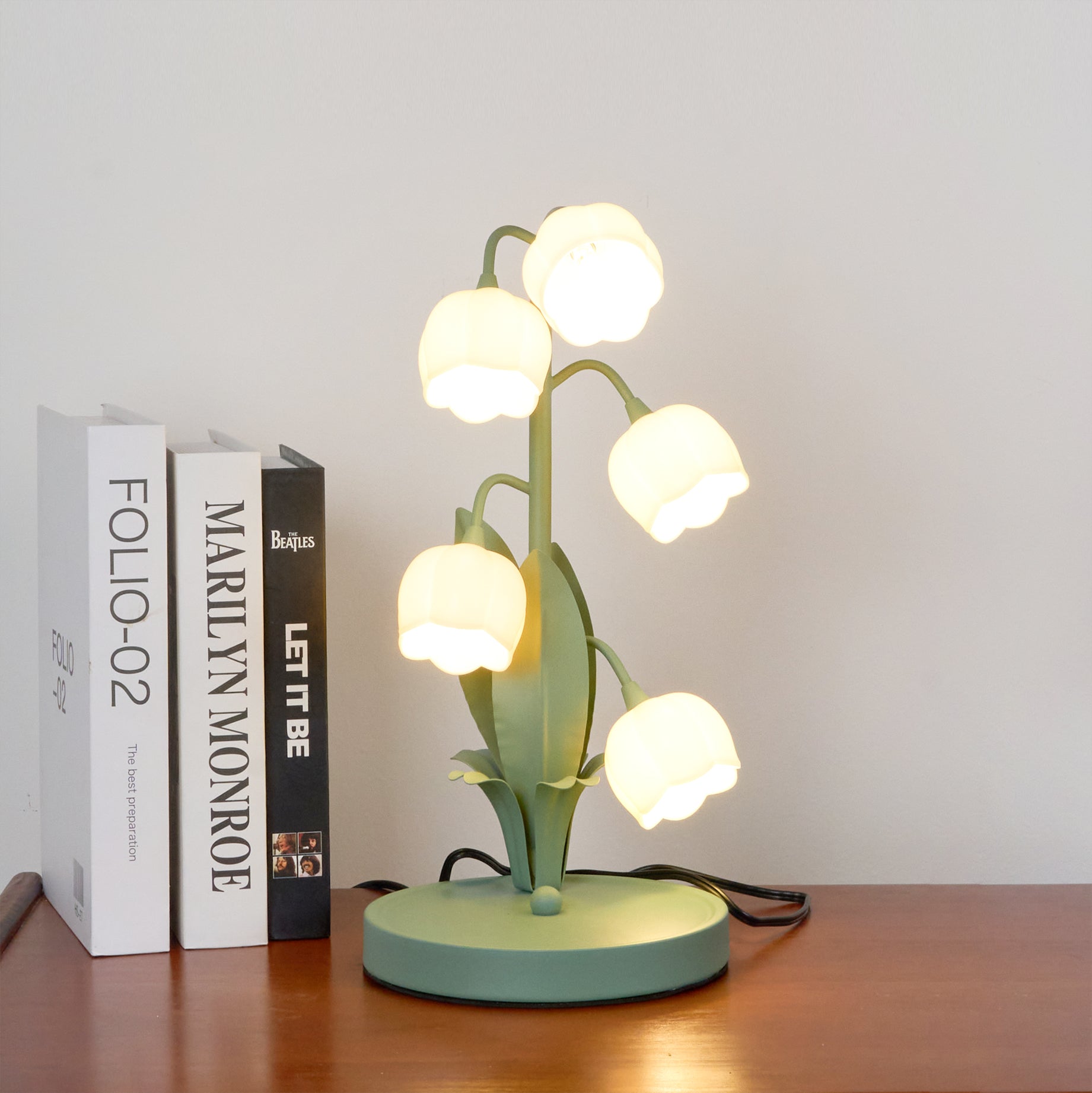 Orchid Ceramic Table Lamp – Gentle Illumination for Desk or Nightstand