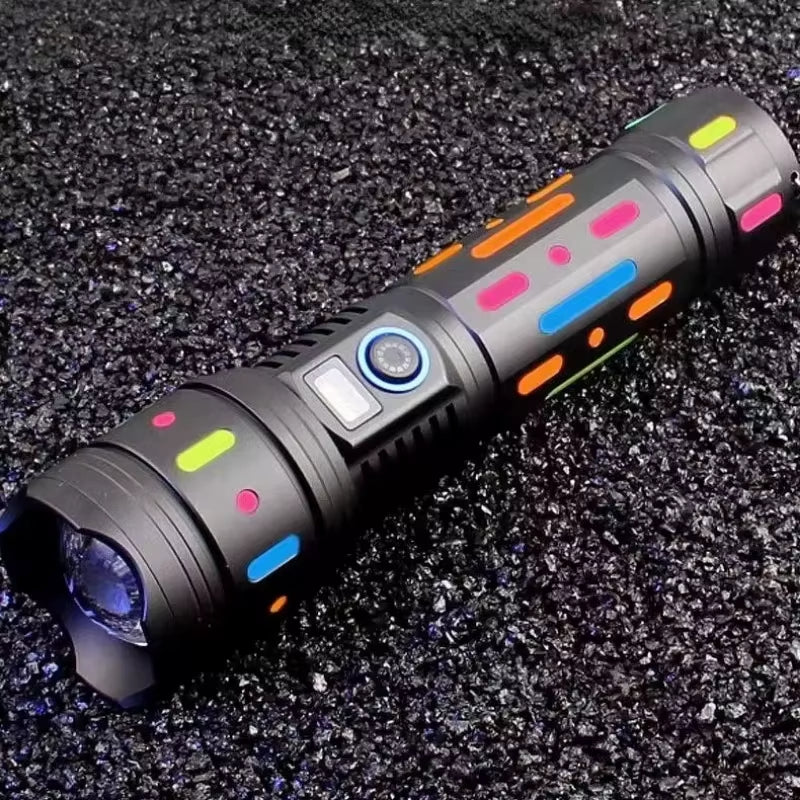 Lightweight Long Range Flashlight for Outdoor Activities - Ideal for Camping and Hiking