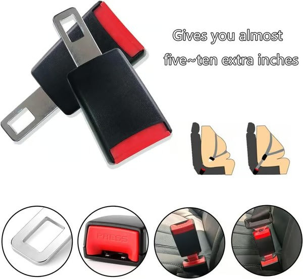 Car Seat Belt Extender for Comfort and Safety – Quick Click Setup, Universal Fit