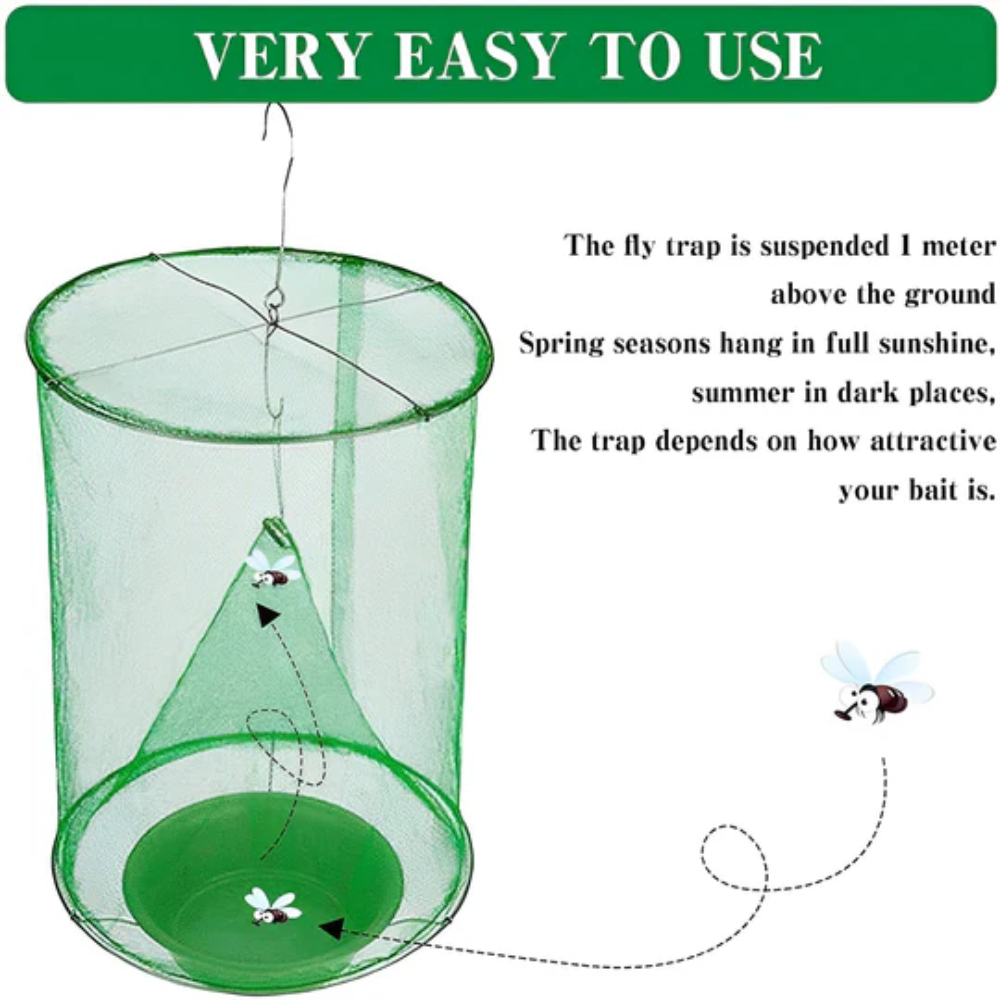 Garden, Farm, and Stable Outdoor Insect Fly Trap