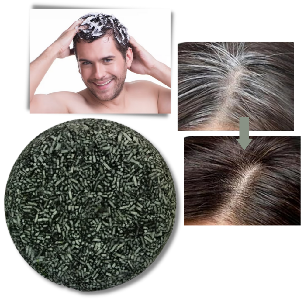 Solid Shampoo Bar for Gray Hair – Natural Formula