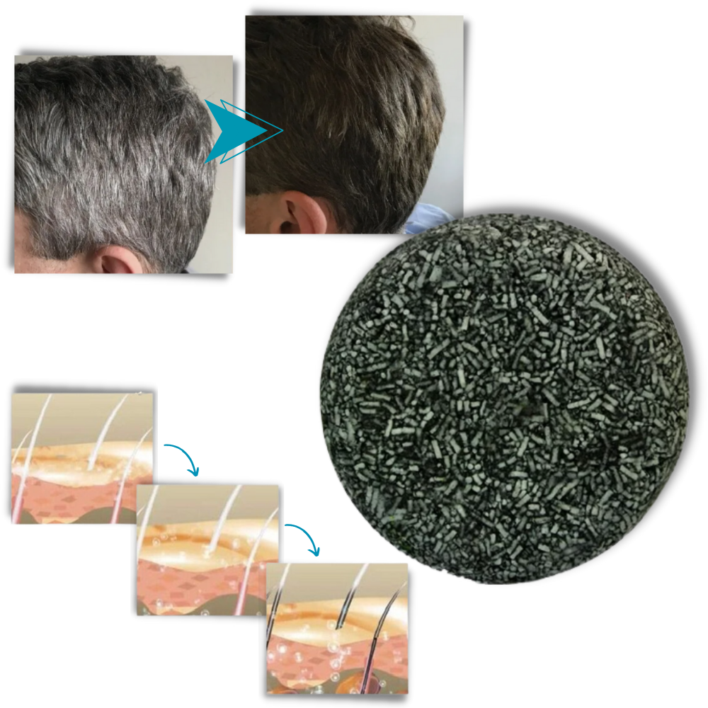Solid Shampoo Bar for Gray Hair – Natural Formula