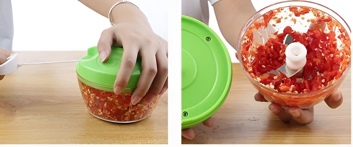 Compact Handheld Food Chopper