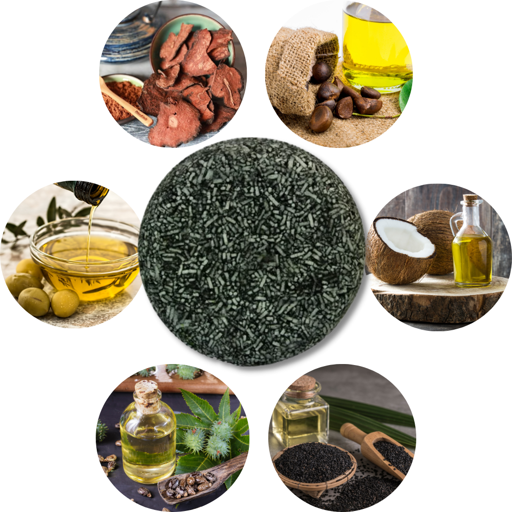 Solid Shampoo Bar for Gray Hair – Natural Formula