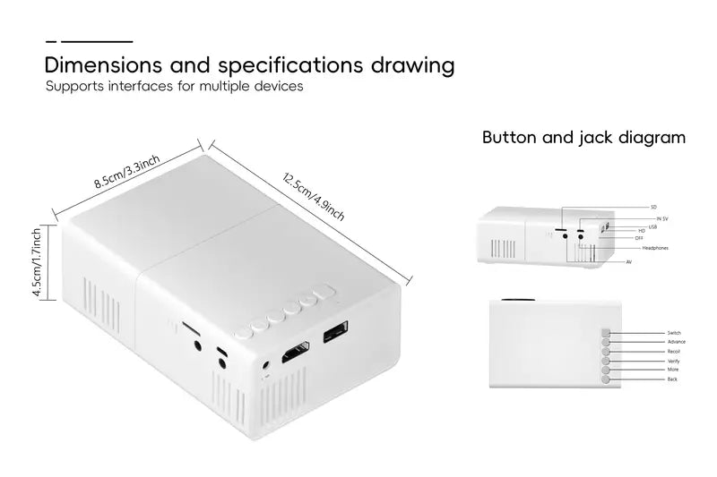 Compact High-Definition Projector for Home and Travel
